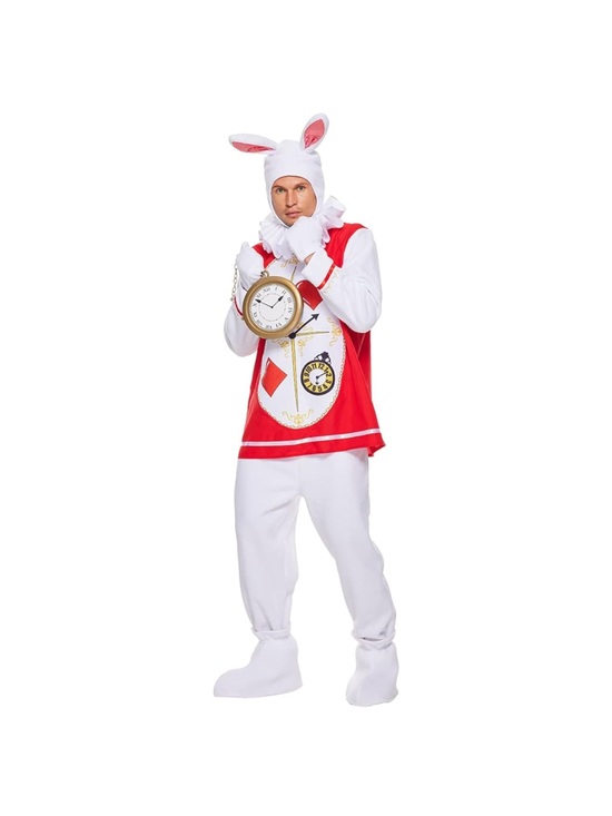 Other | Eraspooky Adult Bunny Halloween Costume Whiterabbit Mascot Suit ...